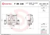 Bremssattel hinter der Achse Vorderachse links BREMBO F BR 046 Bild Bremssattel hinter der Achse Vorderachse links BREMBO F BR 046