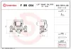 Bremssattel hinter der Achse Hinterachse links BREMBO F BR 054 Bild Bremssattel hinter der Achse Hinterachse links BREMBO F BR 054