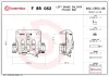 Bremssattel hinter der Achse Vorderachse links BREMBO F BR 062 Bild Bremssattel hinter der Achse Vorderachse links BREMBO F BR 062