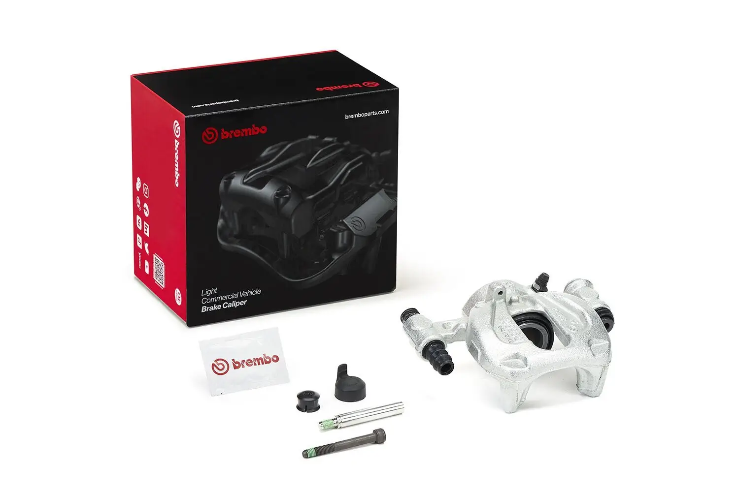 Bremssattel Hinterachse links vor der Achse BREMBO F BR 068