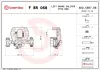 Bremssattel Hinterachse links vor der Achse BREMBO F BR 068 Bild Bremssattel Hinterachse links vor der Achse BREMBO F BR 068