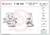 Bremssattel Hinterachse links vor der Achse BREMBO F BR 078 Bild Bremssattel Hinterachse links vor der Achse BREMBO F BR 078