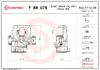 Bremssattel Hinterachse rechts vor der Achse BREMBO F BR 079 Bild Bremssattel Hinterachse rechts vor der Achse BREMBO F BR 079