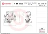 Bremssattel hinter der Achse Hinterachse rechts BREMBO F BR 083 Bild Bremssattel hinter der Achse Hinterachse rechts BREMBO F BR 083