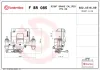 Bremssattel hinter der Achse Hinterachse rechts BREMBO F BR 085 Bild Bremssattel hinter der Achse Hinterachse rechts BREMBO F BR 085