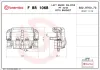 Bremssattel hinter der Achse Vorderachse links BREMBO F BR 106B Bild Bremssattel hinter der Achse Vorderachse links BREMBO F BR 106B