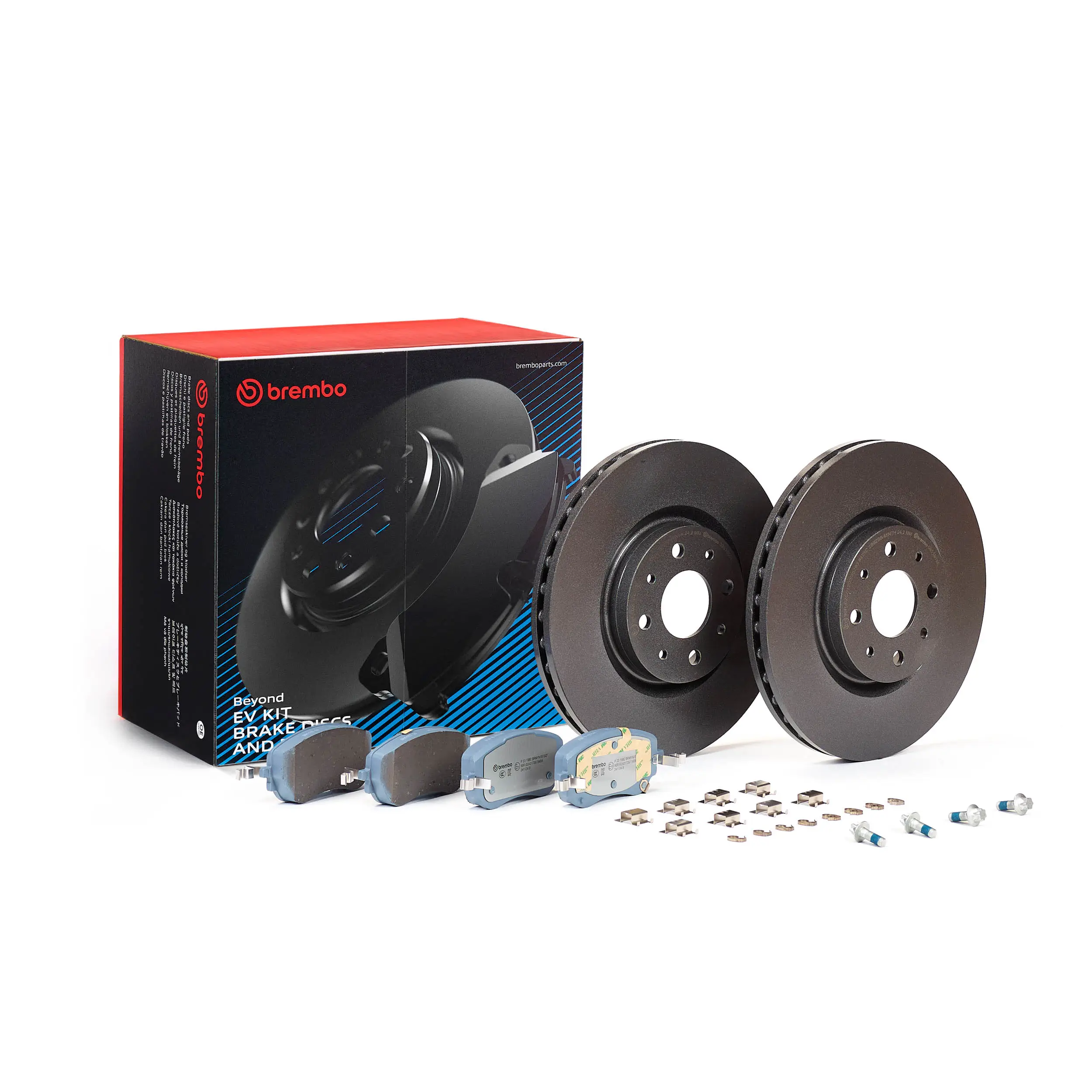 Bremsensatz, Scheibenbremse Vorderachse BREMBO KT 08 045