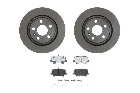 Bremsensatz, Scheibenbremse Hinterachse BREMBO KT 08 075 Bild Bremsensatz, Scheibenbremse Hinterachse BREMBO KT 08 075