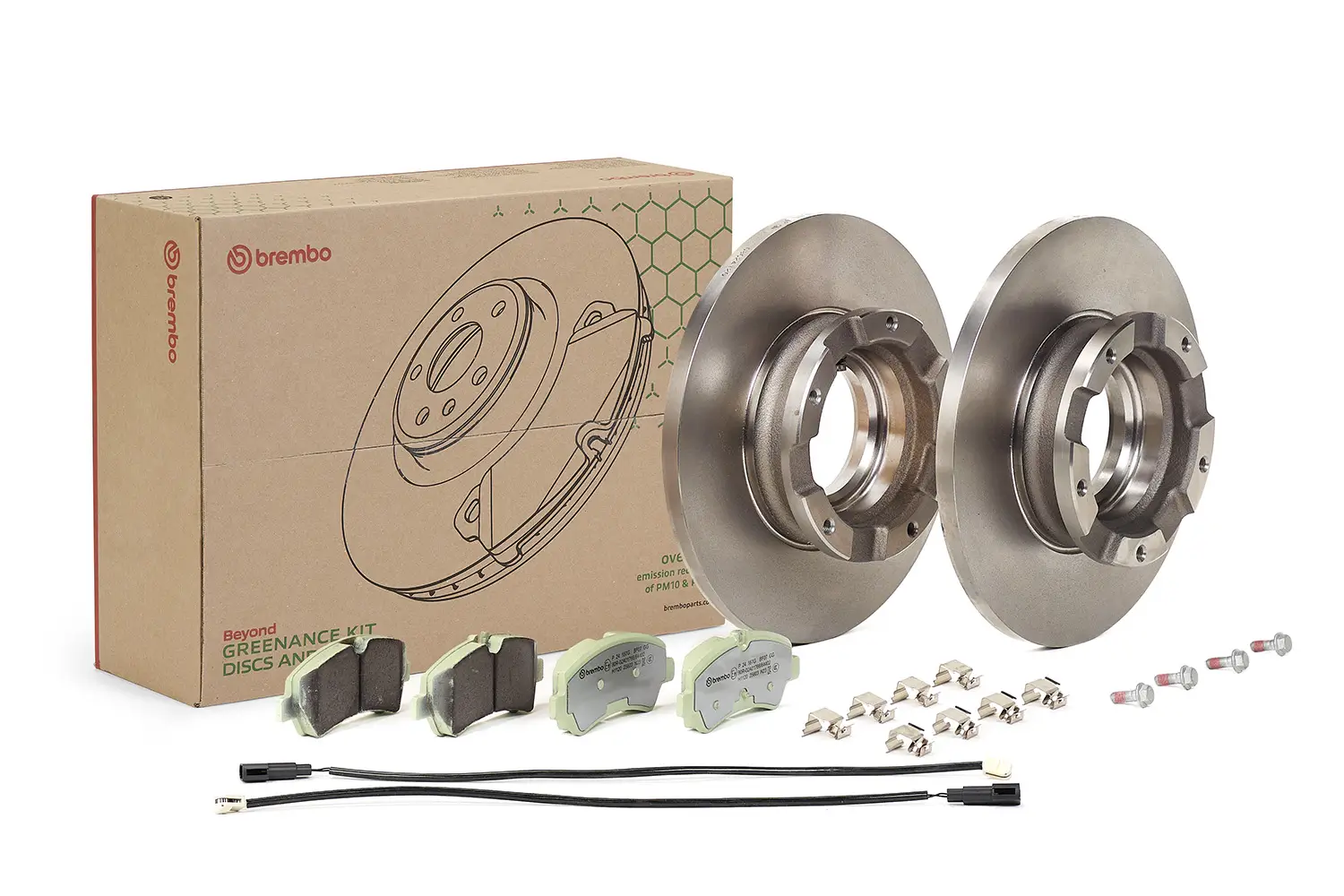 Bremsensatz, Scheibenbremse Hinterachse BREMBO KT 10 018