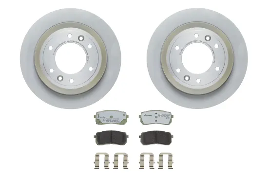 Bremsensatz, Scheibenbremse Hinterachse BREMBO KT 10 020 Bild Bremsensatz, Scheibenbremse Hinterachse BREMBO KT 10 020