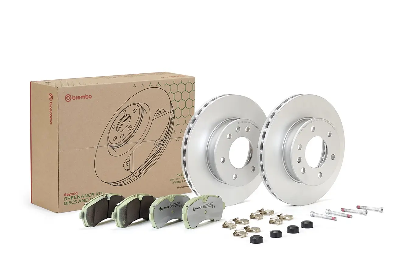 Bremsensatz, Scheibenbremse Vorderachse BREMBO KT 10 025