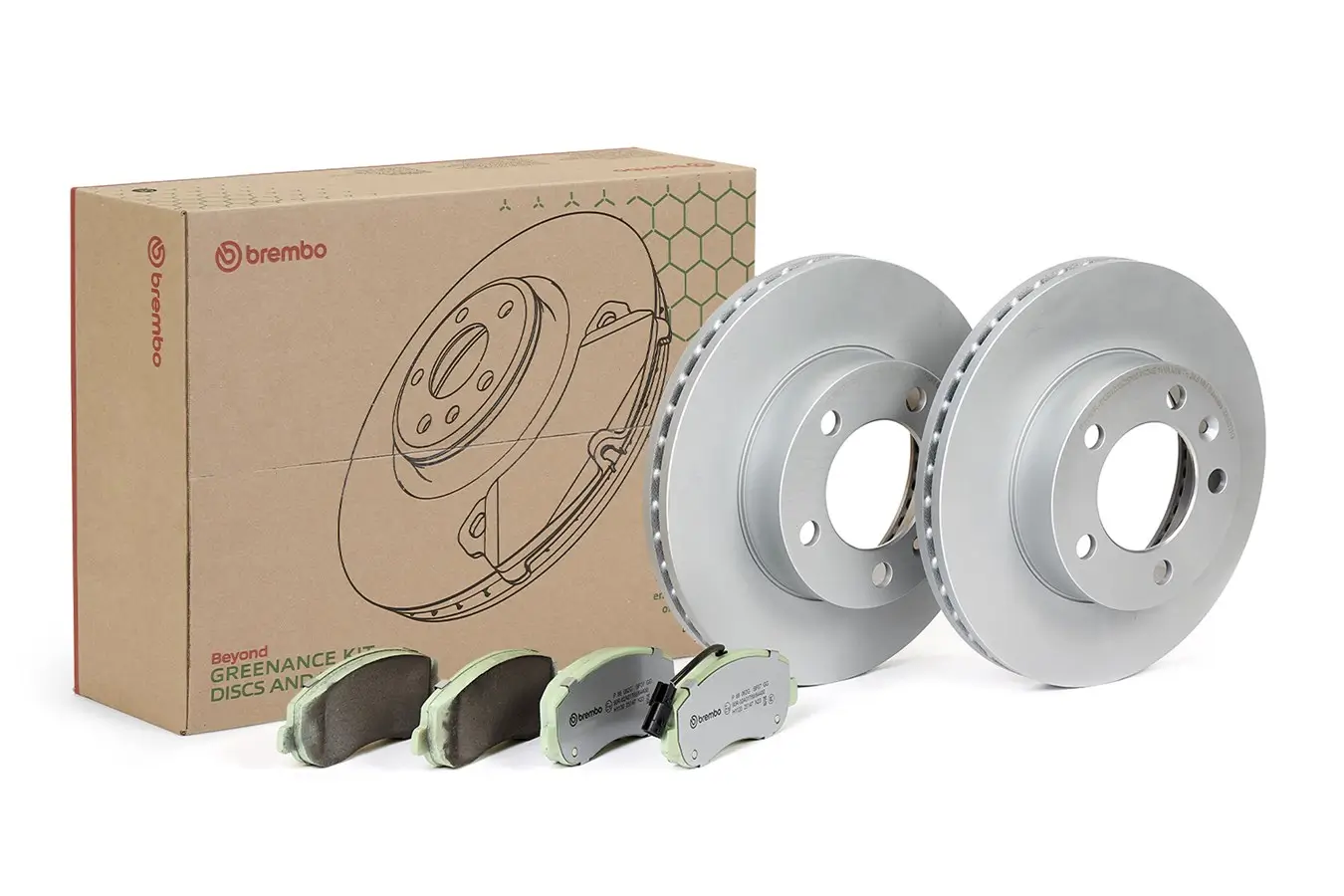 Bremsensatz, Scheibenbremse Vorderachse BREMBO KT 10 034