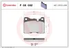 Bremsbelagsatz, Scheibenbremse Vorderachse BREMBO P 06 002 Bild Bremsbelagsatz, Scheibenbremse Vorderachse BREMBO P 06 002