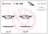 Bremsbelagsatz, Scheibenbremse BREMBO P 06 009