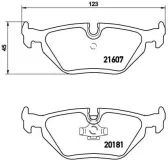 Bremsbelagsatz, Scheibenbremse BREMBO P 06 013