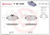 Bremsbelagsatz, Scheibenbremse Vorderachse BREMBO P 06 034X Bild Bremsbelagsatz, Scheibenbremse Vorderachse BREMBO P 06 034X
