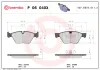 Bremsbelagsatz, Scheibenbremse Vorderachse BREMBO P 06 040X Bild Bremsbelagsatz, Scheibenbremse Vorderachse BREMBO P 06 040X