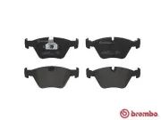 Bremsbelagsatz, Scheibenbremse Vorderachse BREMBO P 06 042