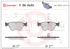 Bremsbelagsatz, Scheibenbremse Vorderachse BREMBO P 06 043X Bild Bremsbelagsatz, Scheibenbremse Vorderachse BREMBO P 06 043X