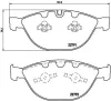 Bremsbelagsatz, Scheibenbremse BREMBO P 06 047 Bild Bremsbelagsatz, Scheibenbremse BREMBO P 06 047