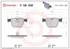 Bremsbelagsatz, Scheibenbremse Hinterachse BREMBO P 06 050 Bild Bremsbelagsatz, Scheibenbremse Hinterachse BREMBO P 06 050