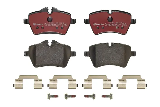 Bremsbelagsatz, Scheibenbremse Vorderachse BREMBO P 06 051X Bild Bremsbelagsatz, Scheibenbremse Vorderachse BREMBO P 06 051X