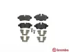 Bremsbelagsatz, Scheibenbremse Hinterachse BREMBO P 06 052 Bild Bremsbelagsatz, Scheibenbremse Hinterachse BREMBO P 06 052