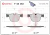 Bremsbelagsatz, Scheibenbremse Hinterachse BREMBO P 06 053 Bild Bremsbelagsatz, Scheibenbremse Hinterachse BREMBO P 06 053