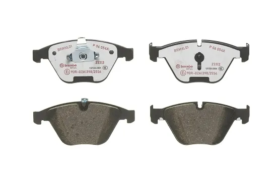 Bremsbelagsatz, Scheibenbremse Vorderachse BREMBO P 06 054X Bild Bremsbelagsatz, Scheibenbremse Vorderachse BREMBO P 06 054X