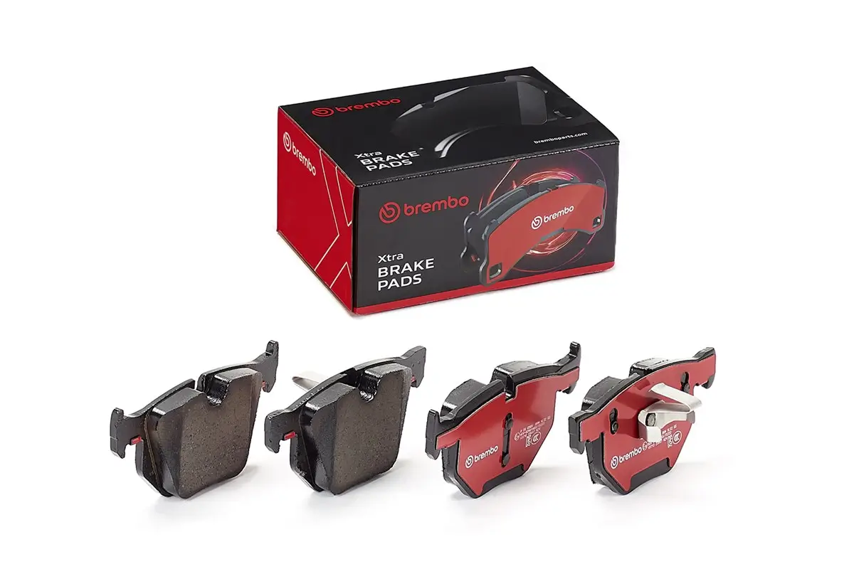 Bremsbelagsatz, Scheibenbremse Hinterachse BREMBO P 06 056X