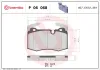 Bremsbelagsatz, Scheibenbremse Vorderachse BREMBO P 06 068 Bild Bremsbelagsatz, Scheibenbremse Vorderachse BREMBO P 06 068