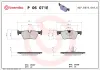 Bremsbelagsatz, Scheibenbremse Hinterachse BREMBO P 06 071E Bild Bremsbelagsatz, Scheibenbremse Hinterachse BREMBO P 06 071E