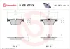 Bremsbelagsatz, Scheibenbremse Hinterachse BREMBO P 06 071X Bild Bremsbelagsatz, Scheibenbremse Hinterachse BREMBO P 06 071X