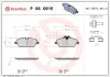 Bremsbelagsatz, Scheibenbremse Vorderachse BREMBO P 06 091E Bild Bremsbelagsatz, Scheibenbremse Vorderachse BREMBO P 06 091E