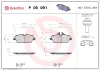 Bremsbelagsatz, Scheibenbremse Vorderachse BREMBO P 06 091 Bild Bremsbelagsatz, Scheibenbremse Vorderachse BREMBO P 06 091