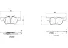 Bremsbelagsatz, Scheibenbremse Hinterachse BREMBO P 06 094X Bild Bremsbelagsatz, Scheibenbremse Hinterachse BREMBO P 06 094X