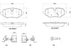 Bremsbelagsatz, Scheibenbremse BREMBO P 06 122 Bild Bremsbelagsatz, Scheibenbremse BREMBO P 06 122