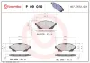 Bremsbelagsatz, Scheibenbremse Vorderachse BREMBO P 09 010 Bild Bremsbelagsatz, Scheibenbremse Vorderachse BREMBO P 09 010