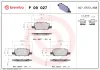 Bremsbelagsatz, Scheibenbremse BREMBO P 09 027 Bild Bremsbelagsatz, Scheibenbremse BREMBO P 09 027