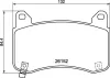 Bremsbelagsatz, Scheibenbremse Vorderachse BREMBO P 09 029 Bild Bremsbelagsatz, Scheibenbremse Vorderachse BREMBO P 09 029