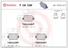 Bremsbelagsatz, Scheibenbremse Hinterachse BREMBO P 09 030 Bild Bremsbelagsatz, Scheibenbremse Hinterachse BREMBO P 09 030