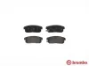 Bremsbelagsatz, Scheibenbremse Hinterachse BREMBO P 10 005 Bild Bremsbelagsatz, Scheibenbremse Hinterachse BREMBO P 10 005