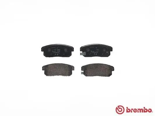 Bremsbelagsatz, Scheibenbremse Hinterachse BREMBO P 10 005 Bild Bremsbelagsatz, Scheibenbremse Hinterachse BREMBO P 10 005