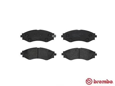 Bremsbelagsatz, Scheibenbremse Vorderachse BREMBO P 10 006