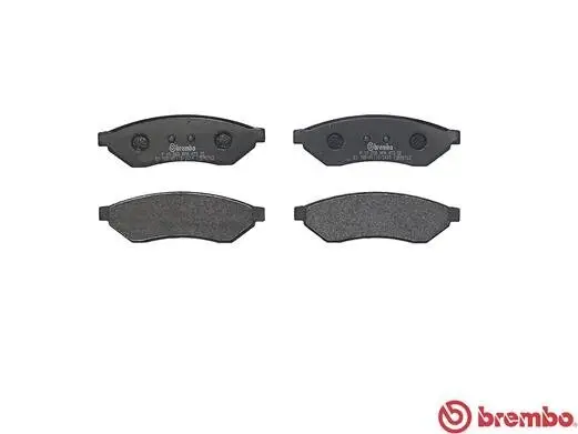 Bremsbelagsatz, Scheibenbremse Hinterachse BREMBO P 10 008 Bild Bremsbelagsatz, Scheibenbremse Hinterachse BREMBO P 10 008