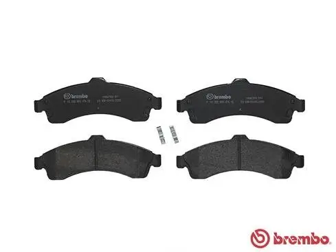 Bremsbelagsatz, Scheibenbremse Vorderachse BREMBO P 10 009