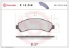 Bremsbelagsatz, Scheibenbremse Vorderachse BREMBO P 10 016 Bild Bremsbelagsatz, Scheibenbremse Vorderachse BREMBO P 10 016