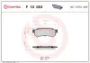 Bremsbelagsatz, Scheibenbremse Hinterachse BREMBO P 10 053 Bild Bremsbelagsatz, Scheibenbremse Hinterachse BREMBO P 10 053