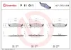 Bremsbelagsatz, Scheibenbremse Vorderachse BREMBO P 11 011 Bild Bremsbelagsatz, Scheibenbremse Vorderachse BREMBO P 11 011