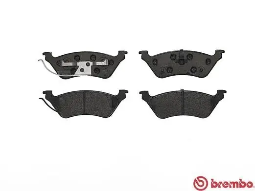 Bremsbelagsatz, Scheibenbremse Hinterachse BREMBO P 11 014 Bild Bremsbelagsatz, Scheibenbremse Hinterachse BREMBO P 11 014
